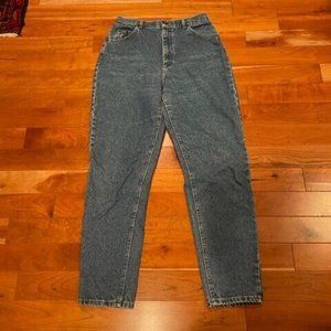 Vintage 90s Lee Jeans Women’s Size 14L Relaxed Fit Tapered Leg Made In USA